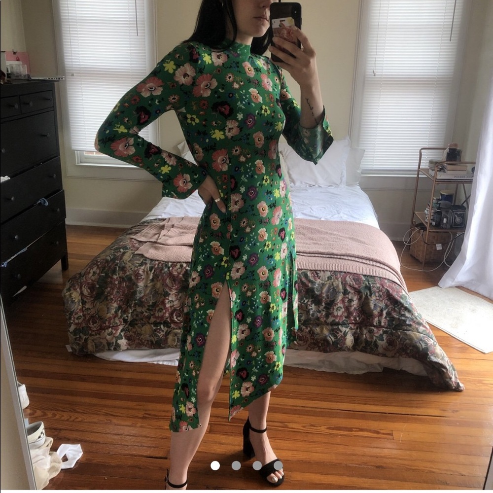 Topshop Floral Dress